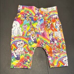 Lisa Frank style toddler shorts Colorful Animal Print